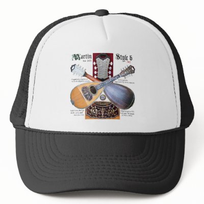 Antique Bowlback Mandolin Mesh Hat by geargems