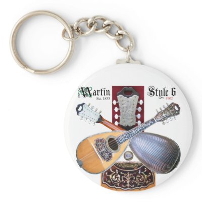 Antique Bowlback Mandolin Keychains by geargems