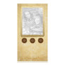 Antique Button Photo Template