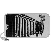 Antique Camera Old World Vintage Travel Speakers