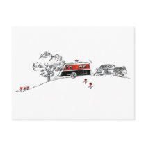 Antique Camper and Car