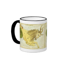 Antique Capricorn, the Goat, Signs of the Zodiac Coffee Mug