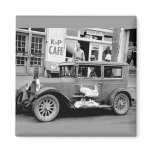 Antique Car, 1930s Fridge Magnet