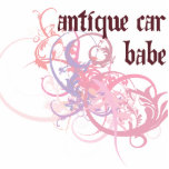 Antique Car Babe photo sculptures