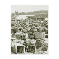 Antique Car Collector's Dream, 1940s