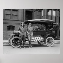 Antique Car Girls, 1920s Posters