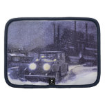 Antique Car in Snowstorm Folio Planners