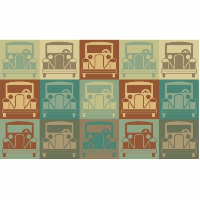 Antique Car Pop Art Photo Sculpture by 1000suns