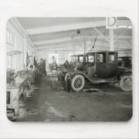 Antique Car Repair Garage, early 1900s mousepads