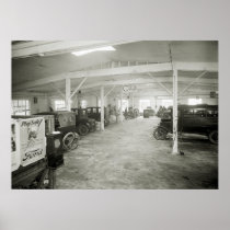 Antique Car Repair Shop, 1910s Poster