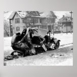 Antique Car Wreck, 1923 Posters