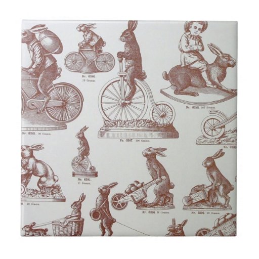 Antique Chocolate Mould Catalogue Easter Bunnies P Ceramic Tiles