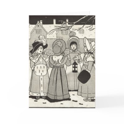 antique christmas card by stefmck