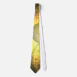 Antique Clock Pattern Silky Mens' Neck Tie