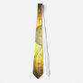 Antique Clock Pattern Silky Mens' Neck Tie