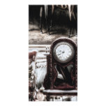 ANTIQUE CLOCK CUSTOMIZED PHOTO CARD