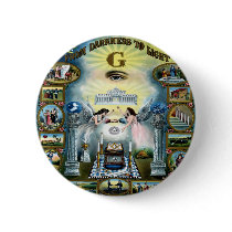 Antique Craft Freemasonry Masonic Hazen Buttons