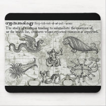 Antique Cryptozoology Mousepad