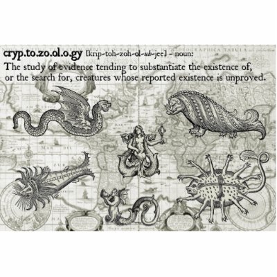 Antique Cryptozoology Photo Sculpture by cryptozoologyshop