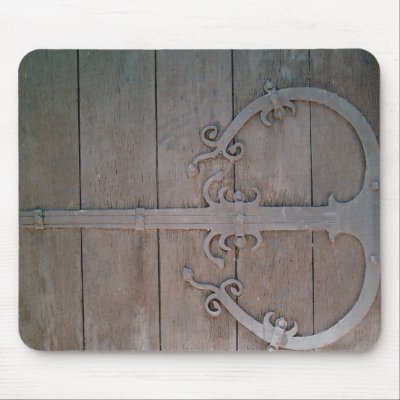Antique Door Hinge Mouse Pads by dduhaime55
