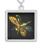 ANTIQUE DRAGONFLY JEWEL NECKLACES