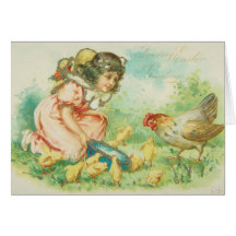 Antique Easter Card