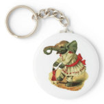 Antique elephant-dancing-doll keychains