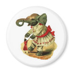 Antique elephant-dancing-doll magnet