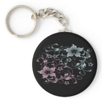 antique fancy swirl keychains