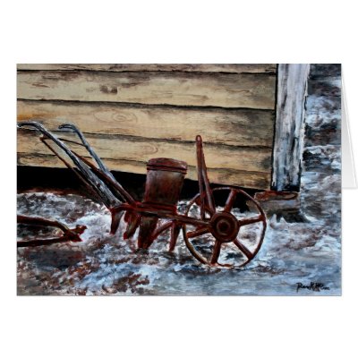 antique farm plough seeder folk art american by dereklovessheila