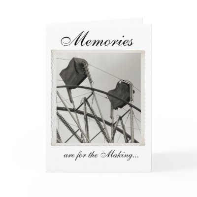 Antique Ferris Wheel Custom Greeting Cards by sexyshirts2
