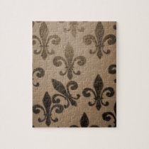 Antique fleur de Lis puzzles