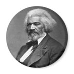 Antique Frederick Douglass Portrait Refrigerator Magnet
