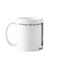 Antique Frederick Douglass Portrait Coffee Mug