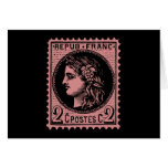 Antique French Stamp on Tshirts, Mugs, Hoodies Cards