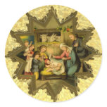 Antique German Nativity on Sticker