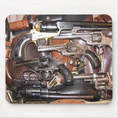 Antique guns mousepad by vitaliy
