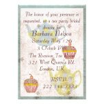 Antique Inspired Tea Party Invitation