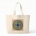 Antique Islamic Tile Design Canvas Bag