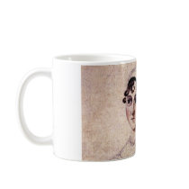 Antique Jane Austen Portrait Mugs