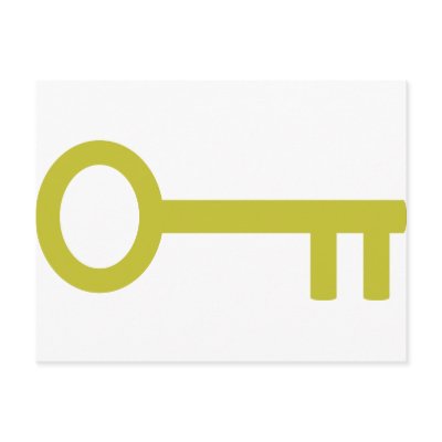 antique Key Post Card by Tomaniac