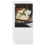 Antique Keys on Newspaper Rack Card Design