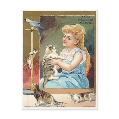 antique kitten by oddbob