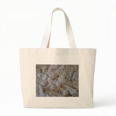 Antique Lace Tote Bags by SusanGZimmerman