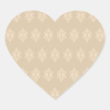 Antique Lace Heart Stickers