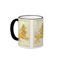 Antique Leo, the Lion, Signs of the Zodiac Coffee Mug
