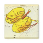 Antique Libra, Scales of Justice, Signs of Zodiac Fridge Magnet