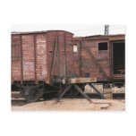 Antique liner-trains postcard
