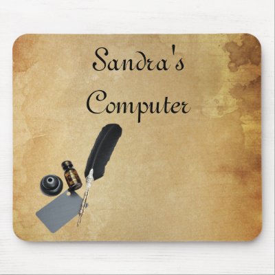 Antique looking Mousepad by Lilleaf
