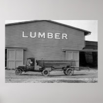 Antique Lumber Truck: 1925 Posters